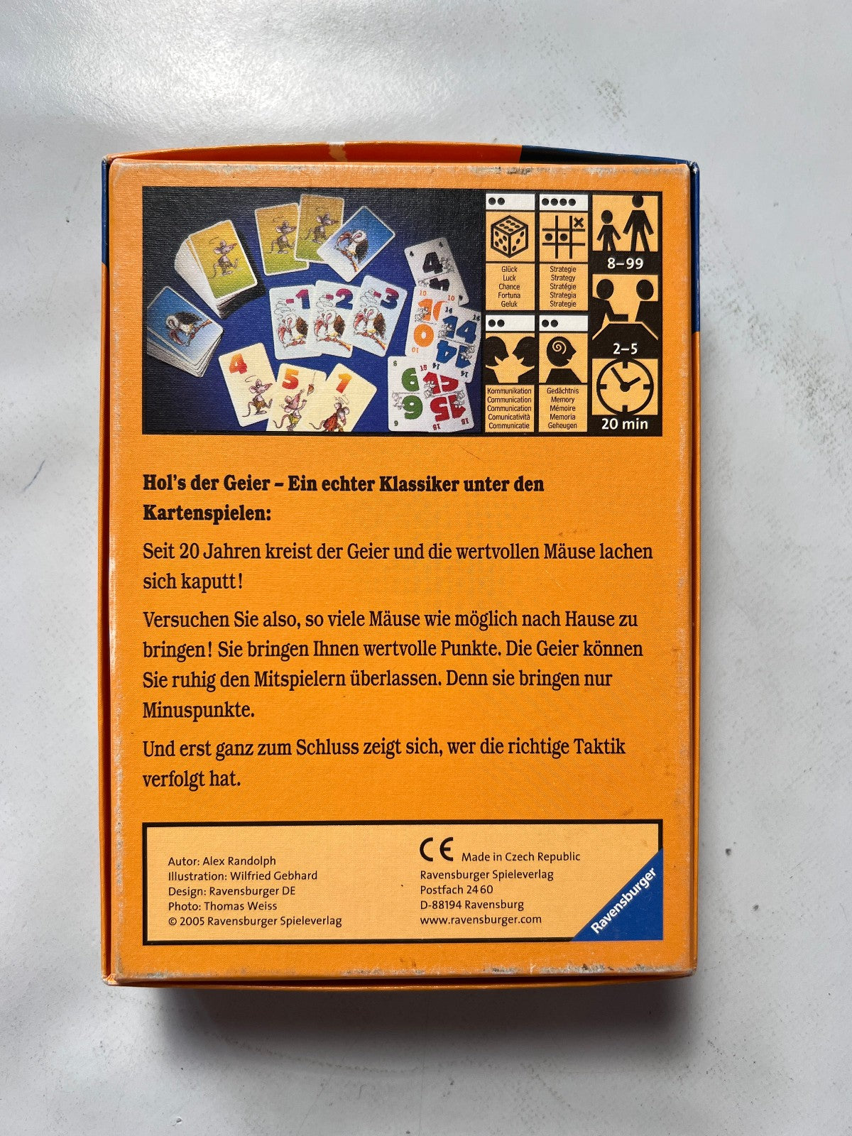 Hol's der Geier Ravensburger 2005 Vollständig Kartenspiel Vollständig - Ansicht 9