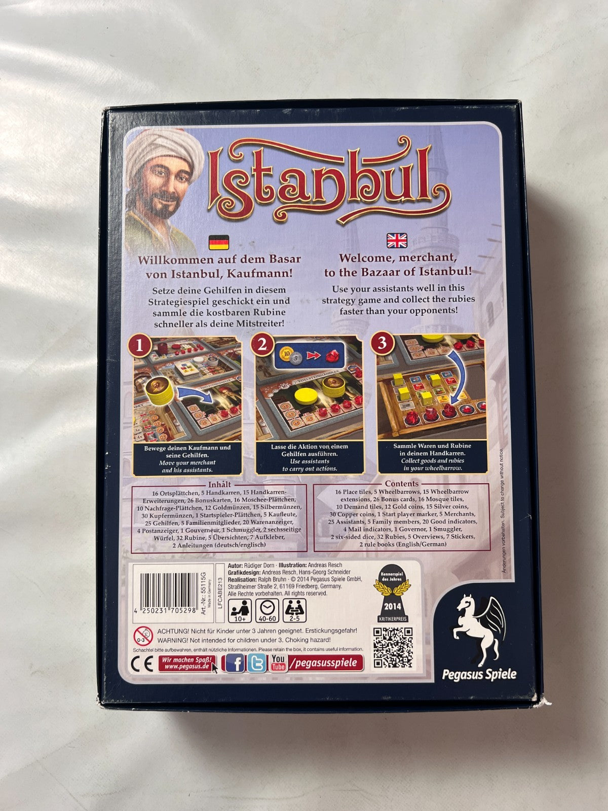 Istanbul von Pegasus Spiele Familienspiel Gesellschaftsspiel 2014 vollständig - Ansicht 8