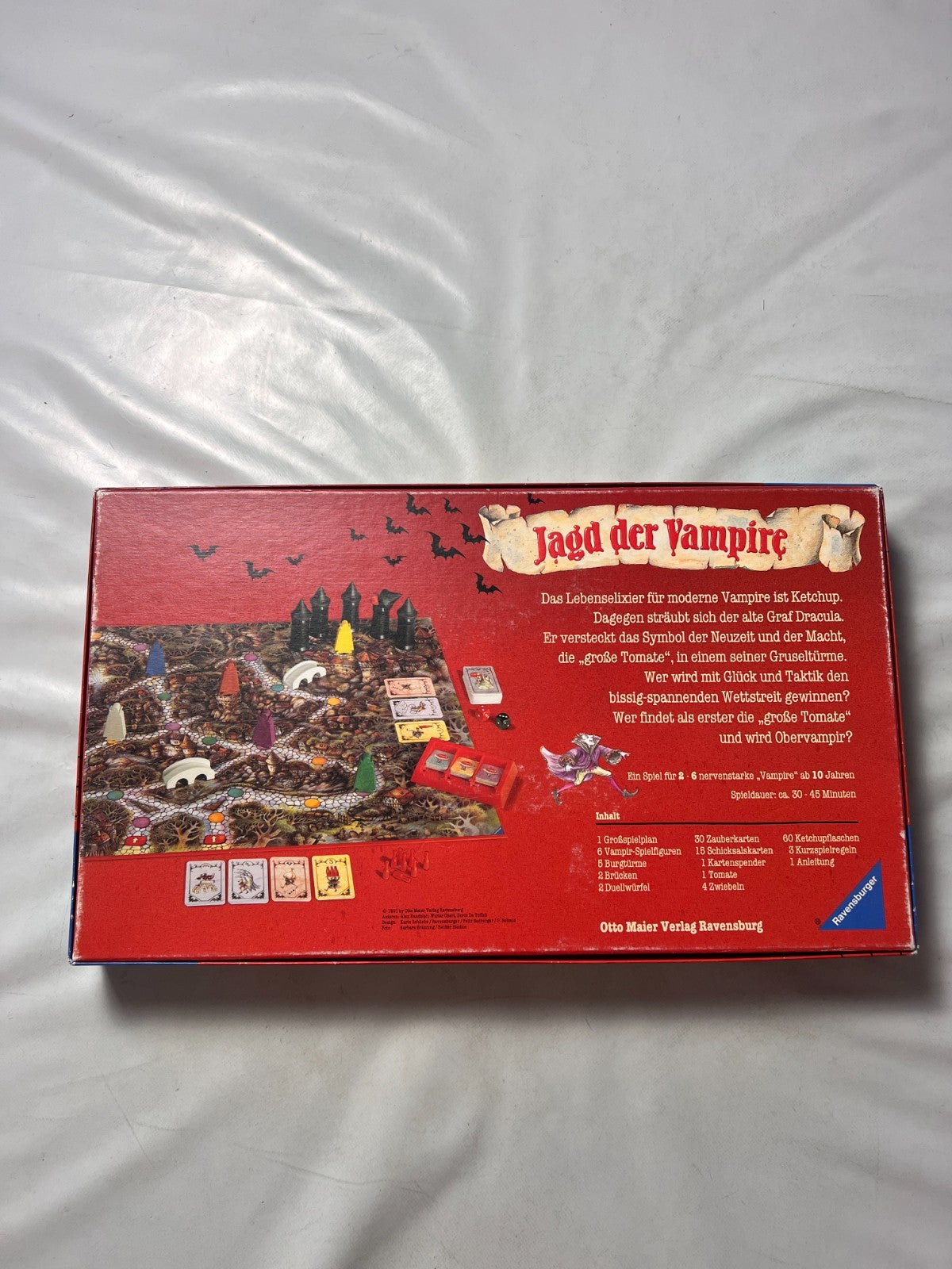 Jagd der Vampire Ravensburger 1991 Spiel Brettspiel - Vintage - Vollständig - Ansicht 9