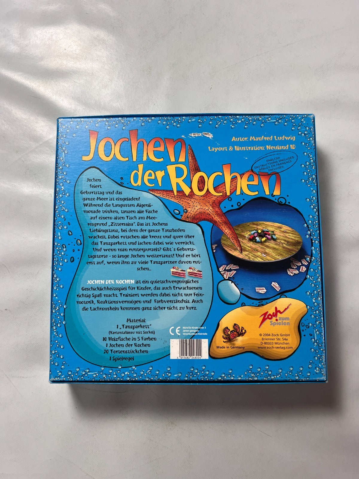 Jochen der Rochen Brettspiel Geschicklichkeitsspiel Zoch Vollständig - Ansicht 10