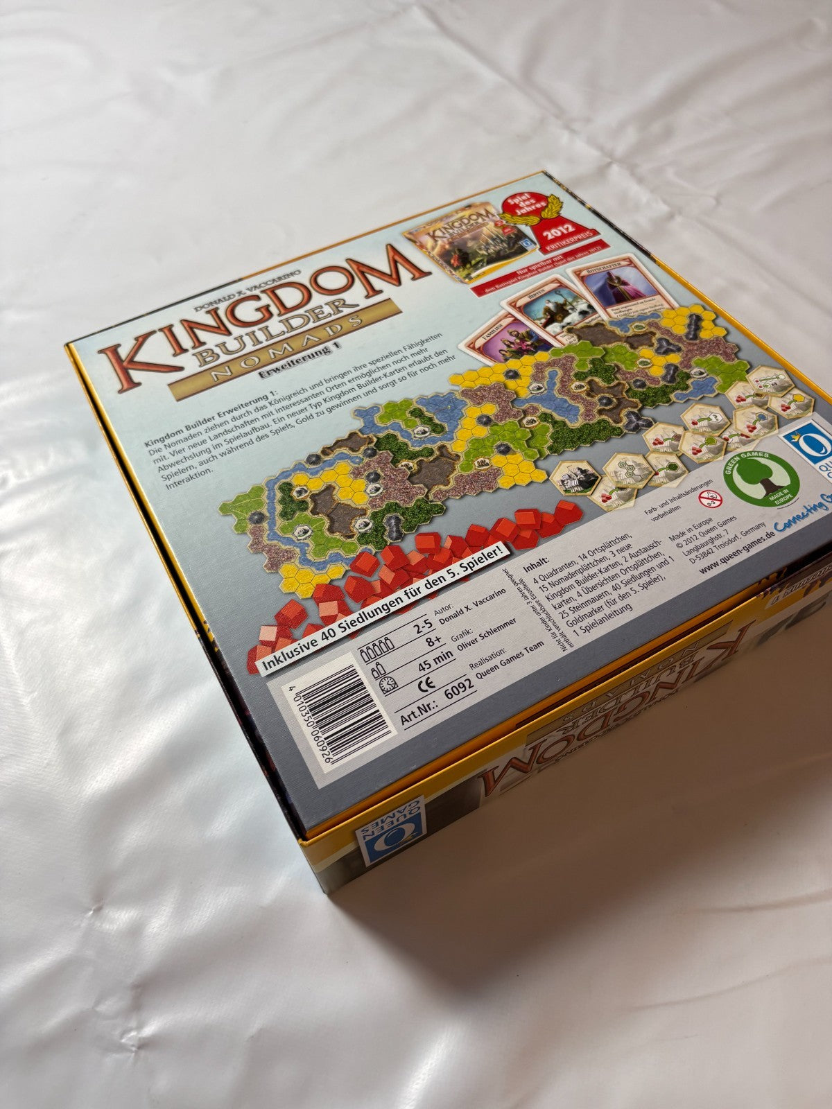 Kingdom Builder Nomads Erweiterung 1 Queen Games Deutsch 2012 - Vollständig - Ansicht 12