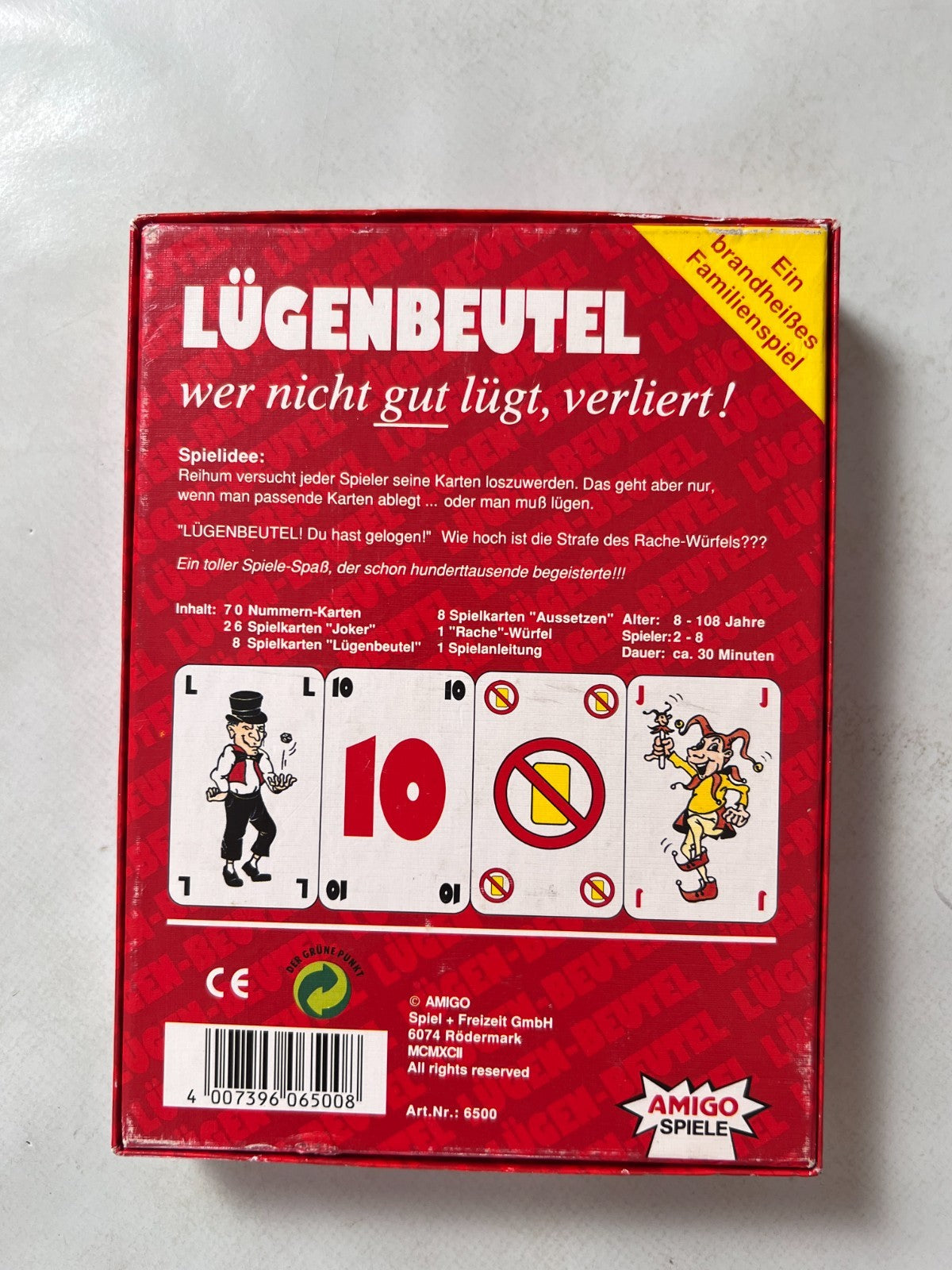Lügenbeutel wer nicht gut lügt verliert - Amigo Spiele - Vollständig - Ansicht 10