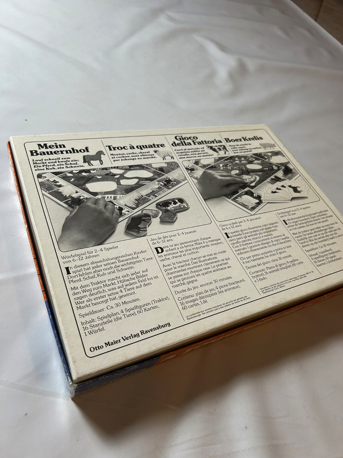 Mein Bauernhof Spiel Vintage Ravensburger 1984 Tiere - Vollständig - Ansicht 15