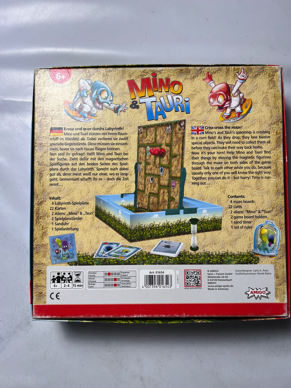 Mino und Tauri - Brettspiel Amigo 01654 Spiel von Carlo A . Rossi - Rarität - Ansicht 10