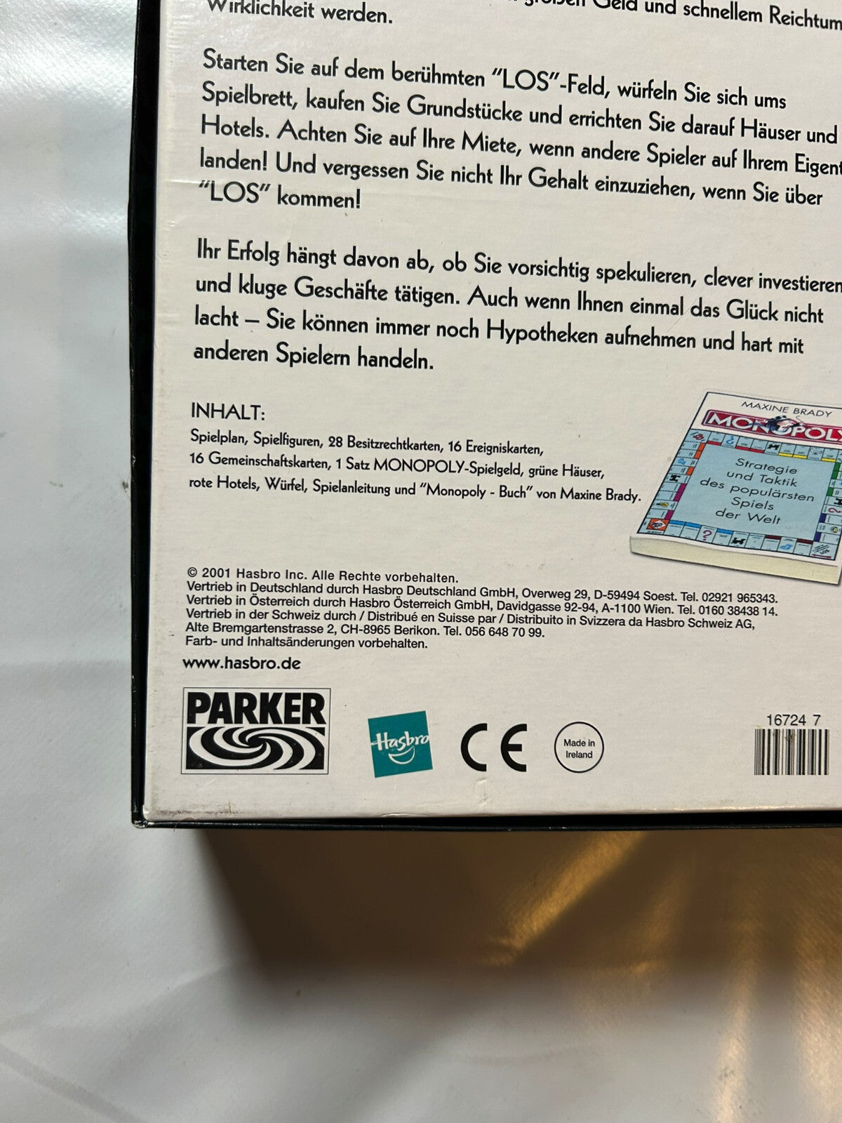 Monopoly Club Sonderausgabe mit Buch Parker 2001 - Unbespielt - Ansicht 14