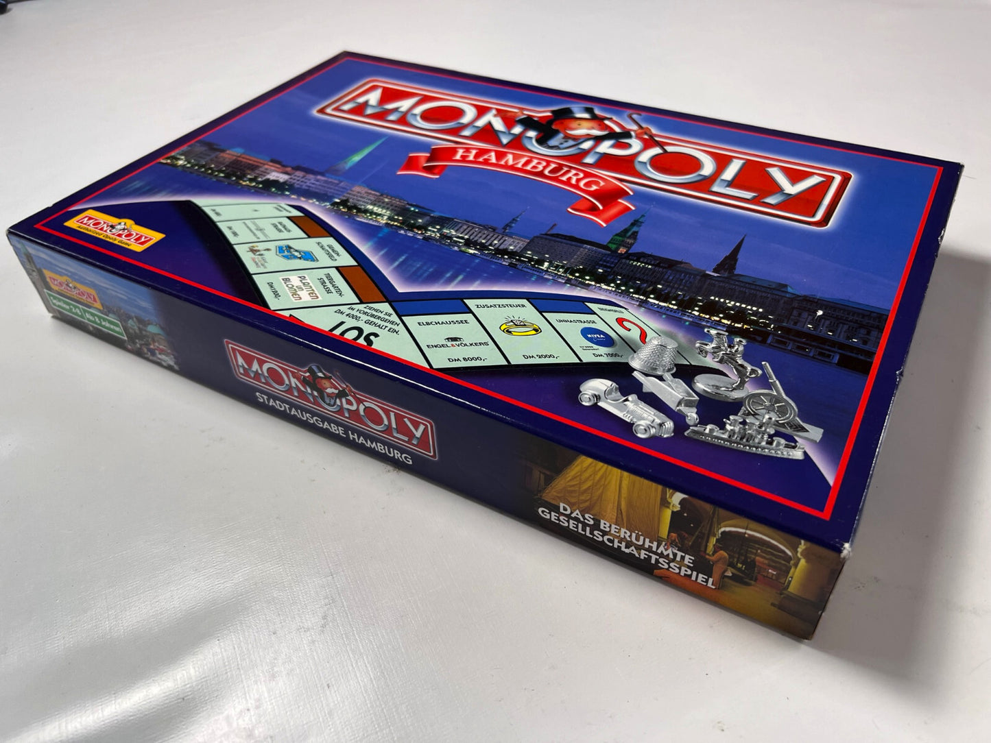Monopoly Hamburg Brettspiel Spiel Hasbro Winning Mooves 1998 - Vollständig - Ansicht 9