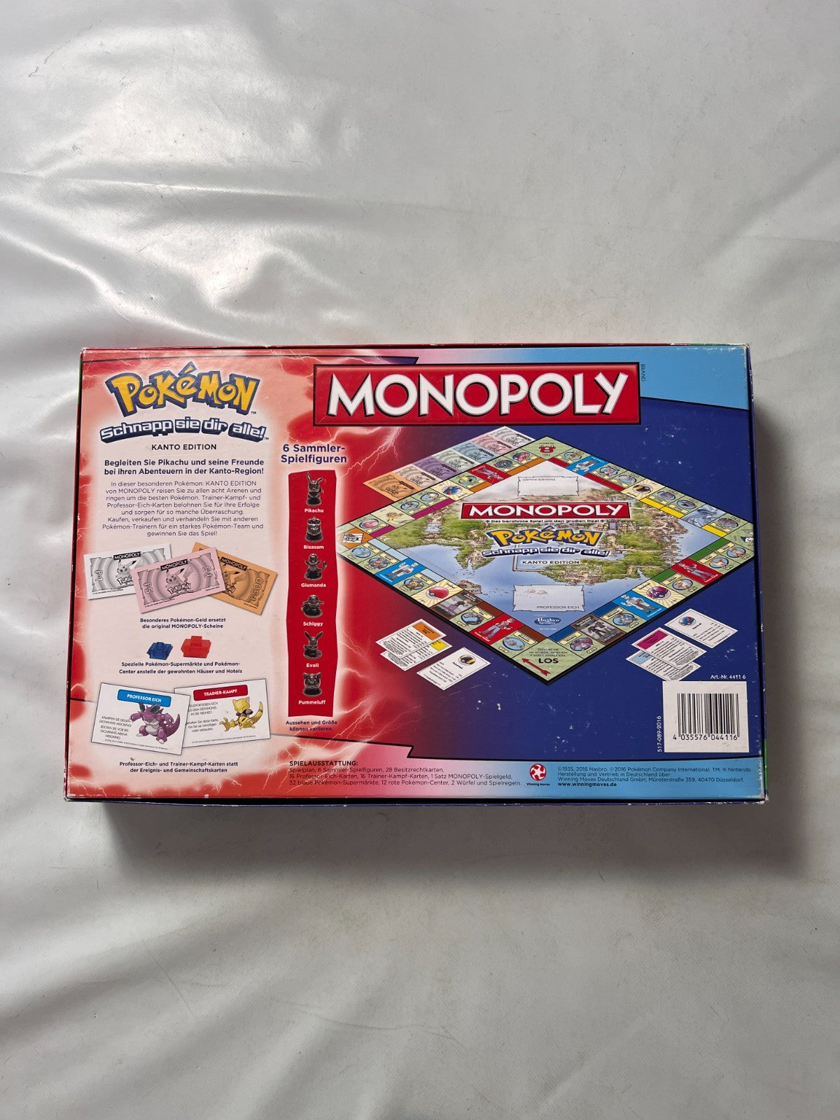 MONOPOLY - POKEMON - KANTO Edition deutsch Zinn Figuren - Vollständig - Ansicht 9