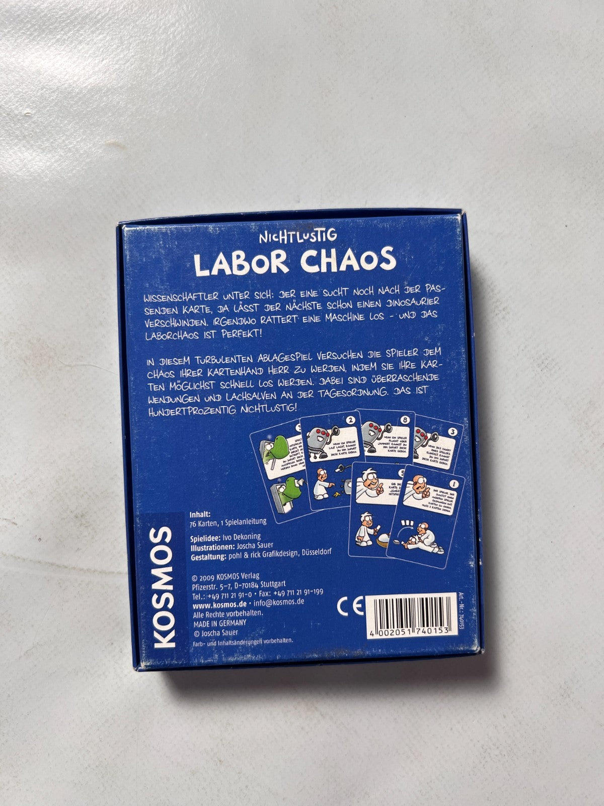 Nicht Lustig Labor Chaos Kosmos Kartenspiel Vollständig - Ansicht 9