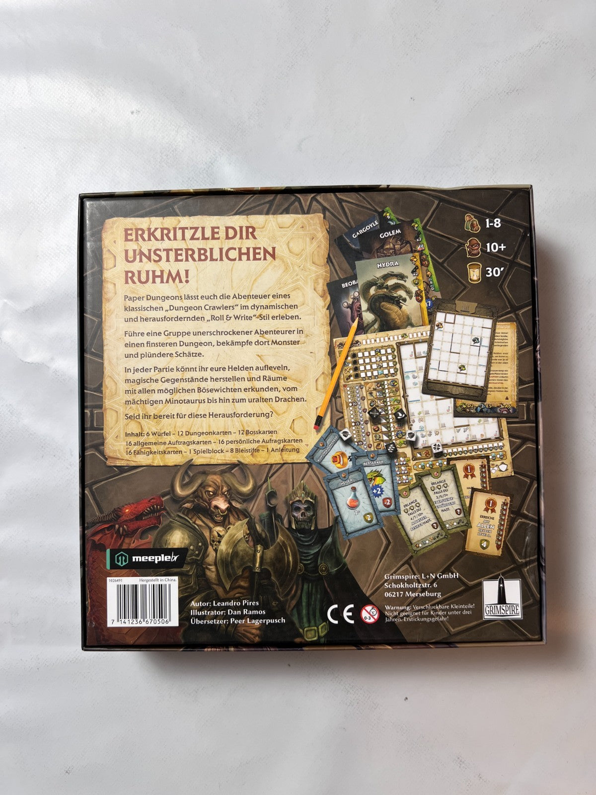 Paper Dungeons + mit Erweiterung Sidequest - Vollständig - Ansicht 10