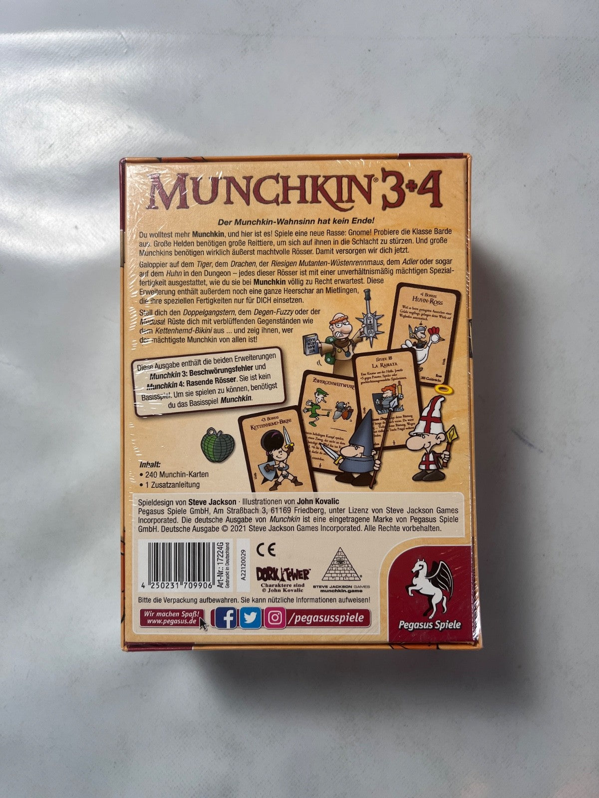 Pegasus Spiele Munchkin 3+4 Pegasus Spiele - Neu in Folie - Ansicht 8