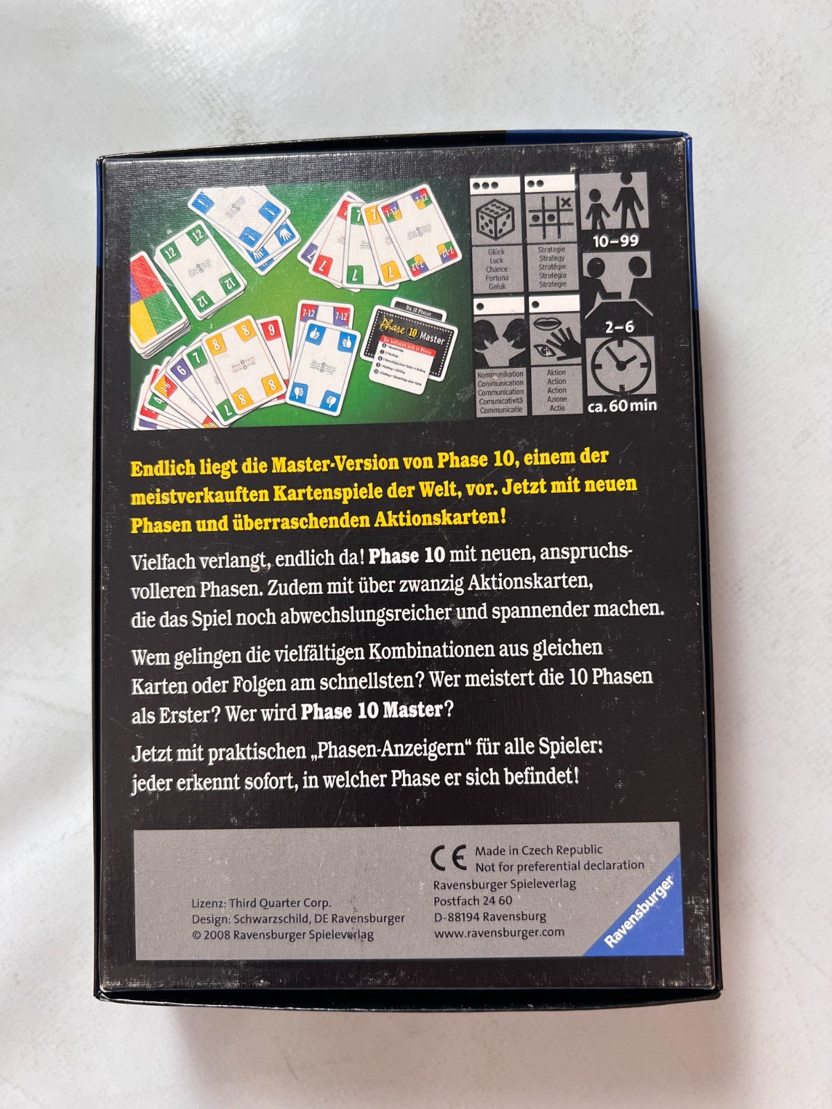 PHASE 10 MASTER RAVENSBURGER Kartenspiel Vollständig - Ansicht 10