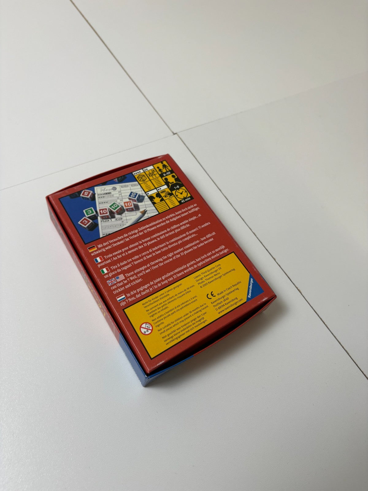 Phase 10 Würfelspiel Spiel Ravensburger Alte Version 2005 - Vollständig - Ansicht 13
