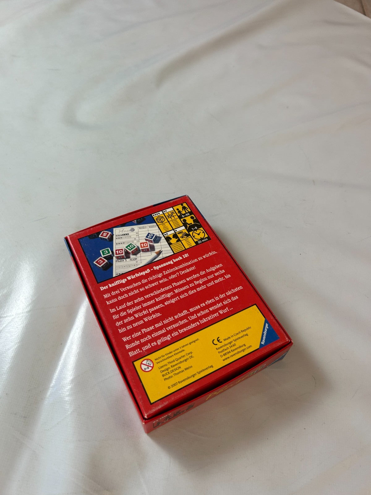 Phase 10 Würfelspiel Spiel Ravensburger Alte Version 2007 Vollständig - Ansicht 13