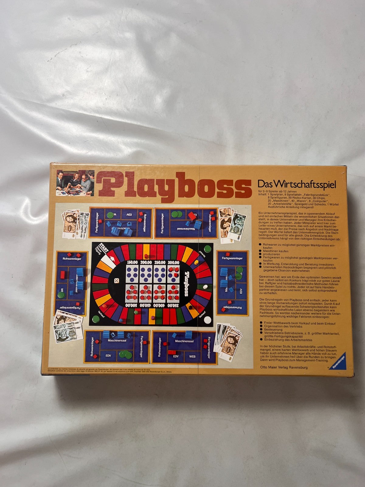 Playboss Ravensburger Das Wirtschaftsspiel Brettspiel 1977 - NEU in Folie - Ansicht 7