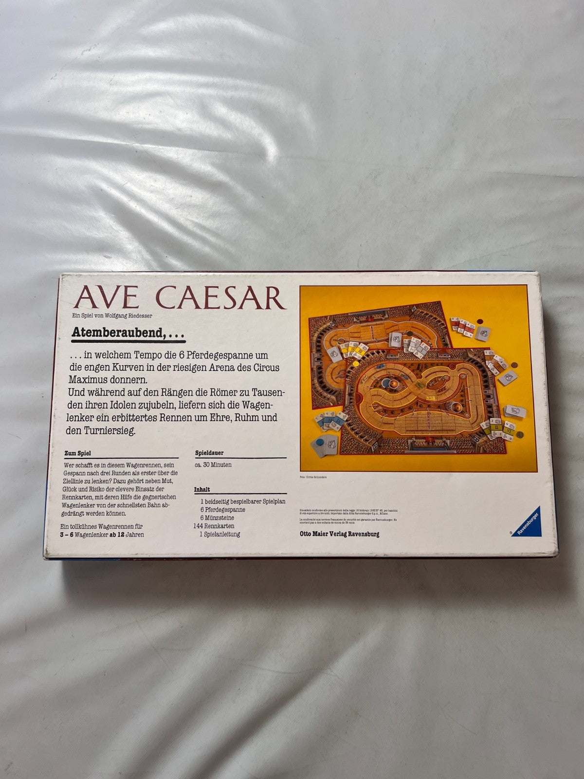 Ravensburger Ave Caesar Brettspiel Gesellschaftsspiel 1989 Vollständig - Ansicht 10