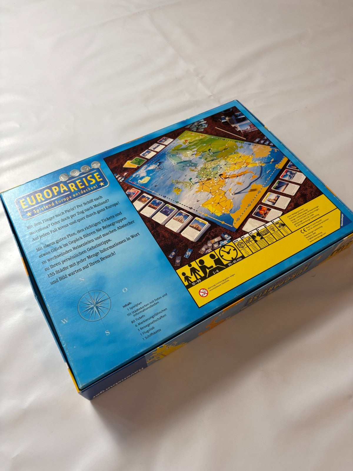 Ravensburger Europareise Gesellschaftsspiel 2007 - Vollständig - Ansicht 13
