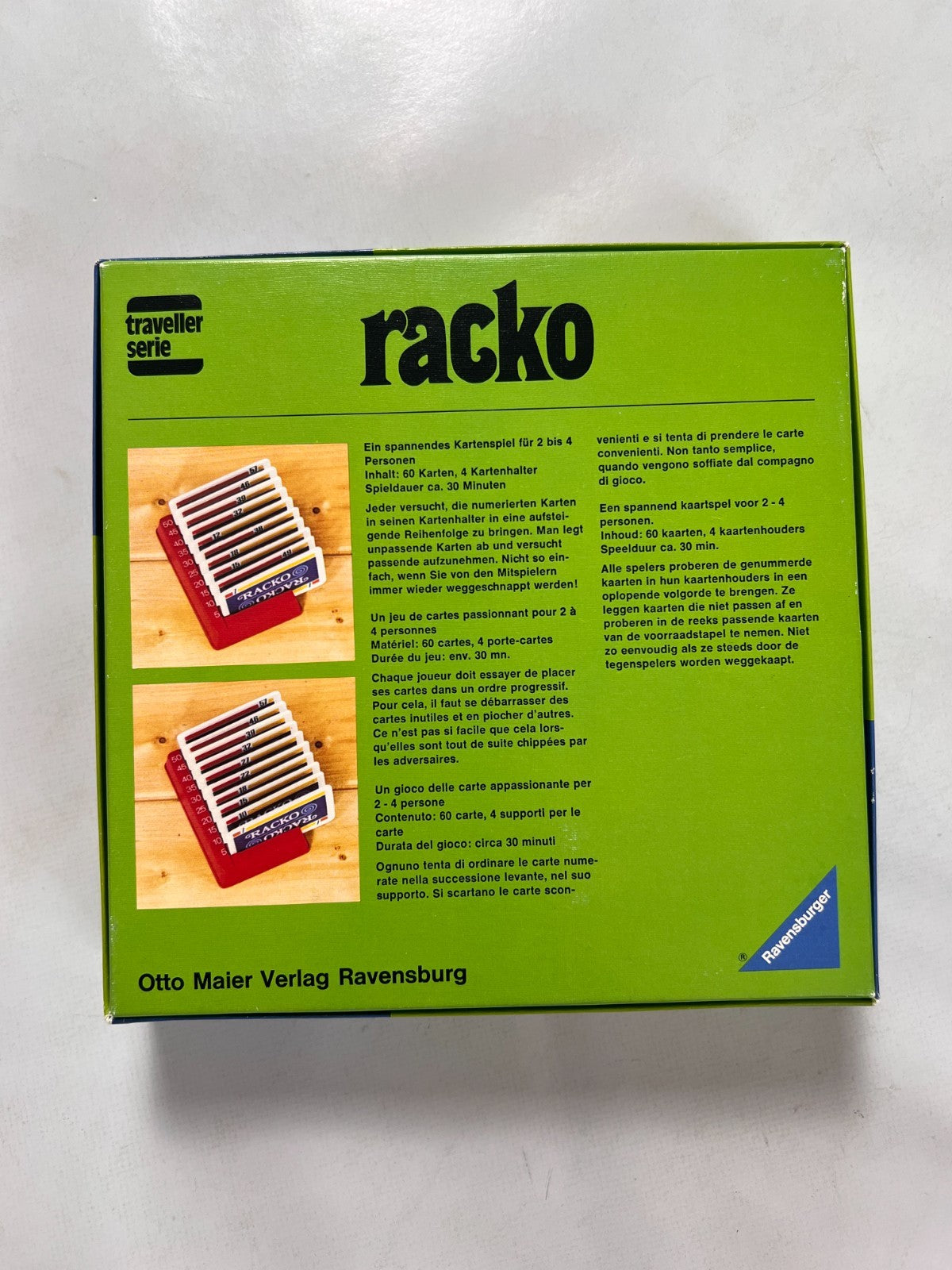 RAVENSBURGER RACKO TRAVELLER SERIE 1976 Vollständig - Ansicht 9