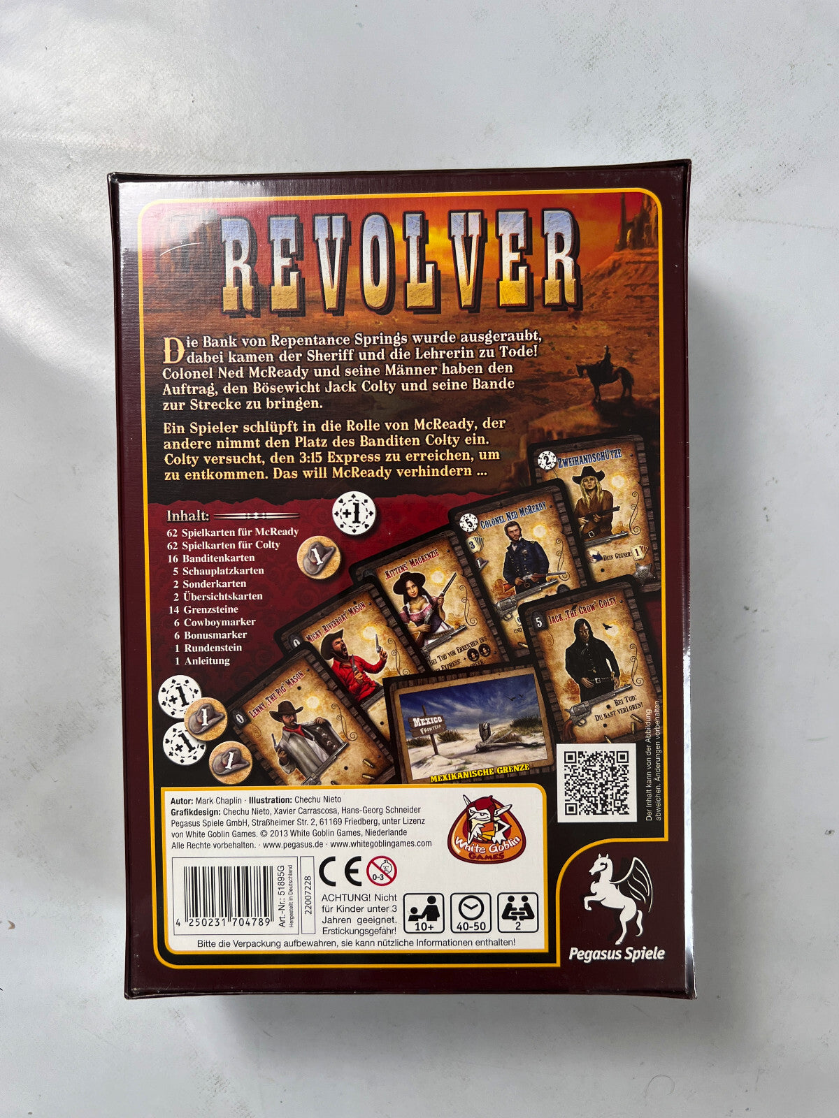 REVOLVER Mark Chaplin Spiel Pegasus Spiele Gesellschaftsspiel - NEU in Folie - Ansicht 7