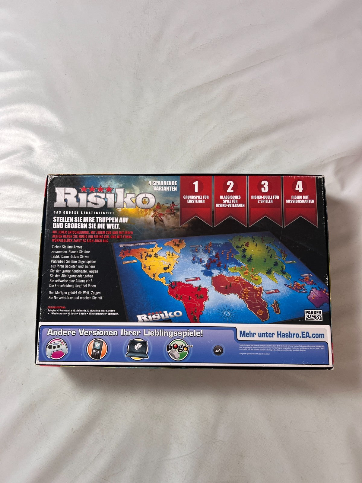Risiko Brettspiel das große Strategiespiel - Hasbro 2010 - Vollständig - Ansicht 10