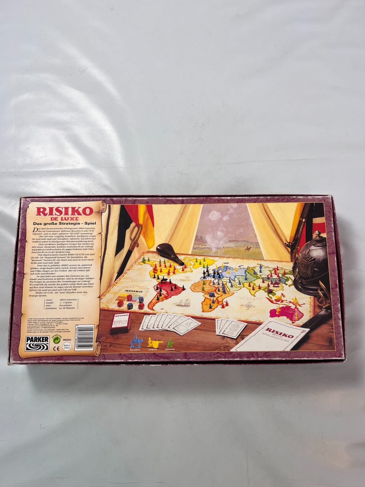 Risiko de Luxe Parker 1992 große Ausgabe Brettspiel Vollständig - Ansicht 10