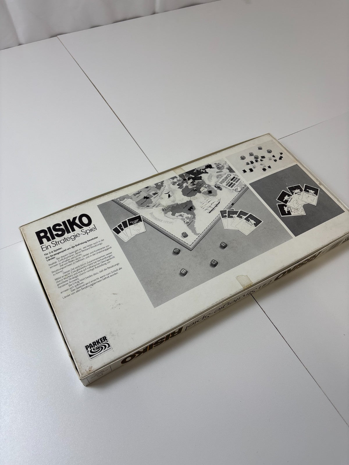 Risiko - Strategiespiel weiß Parker 1982 - Vollständig - Ansicht 17