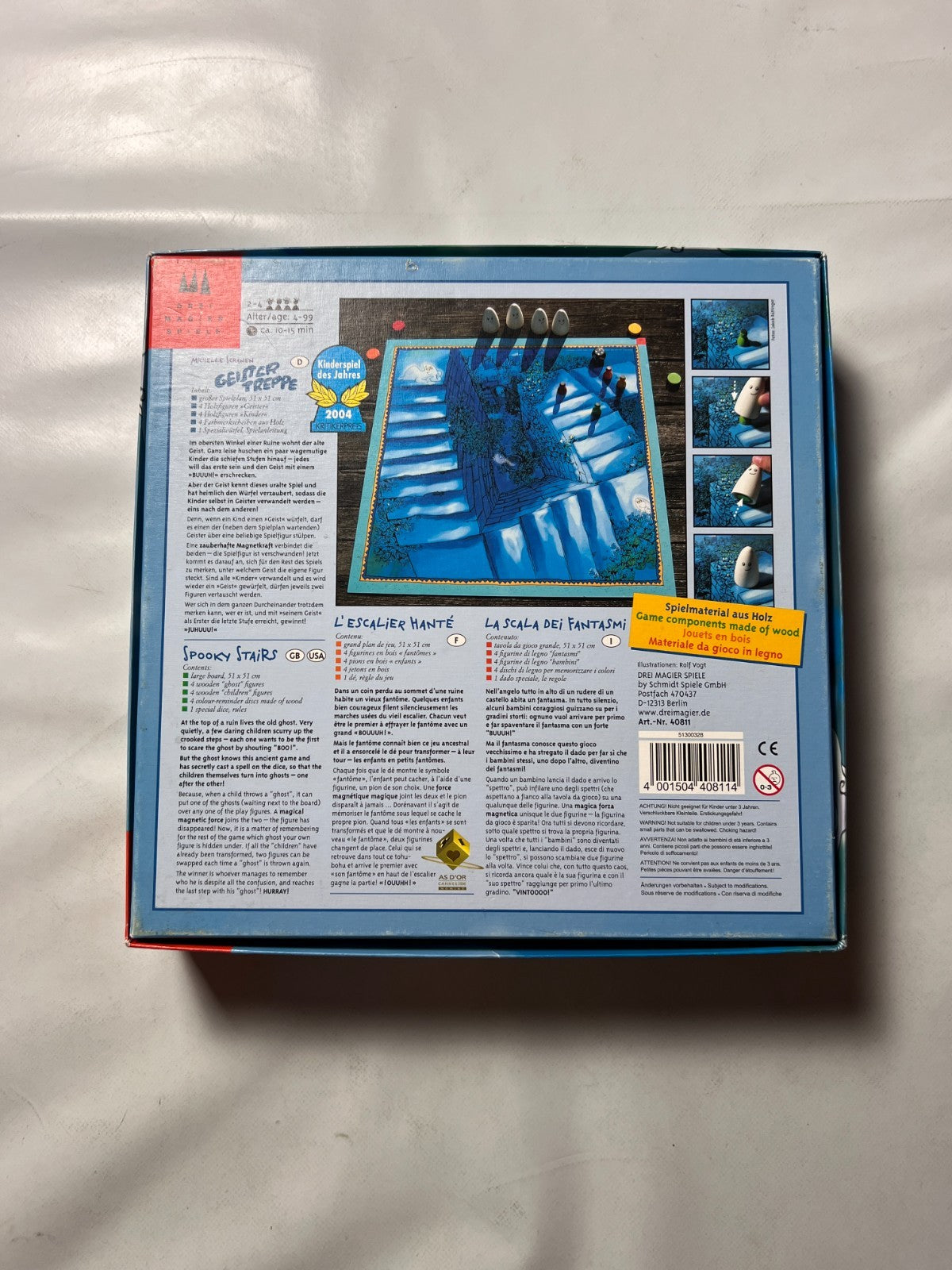 Schmidt Spiele DREI MAGIER SPIELE Geistertreppe Vollständig - Ansicht 11