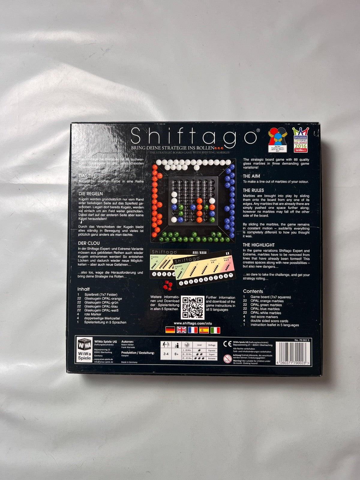 Shiftago WiWa Spiele Bettspiel Strategiespiel Familienspiel Vollständig - Ansicht 9
