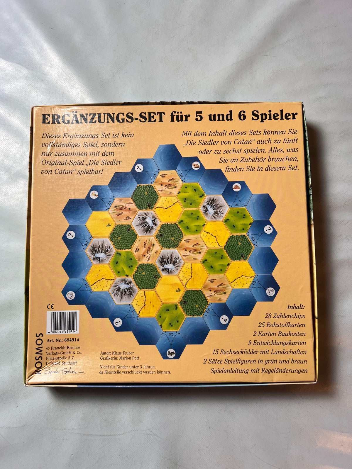 Siedler von Catan - Ergänzungs-Set 5 + 6 Spieler Holz - Vollständig - Ansicht 9