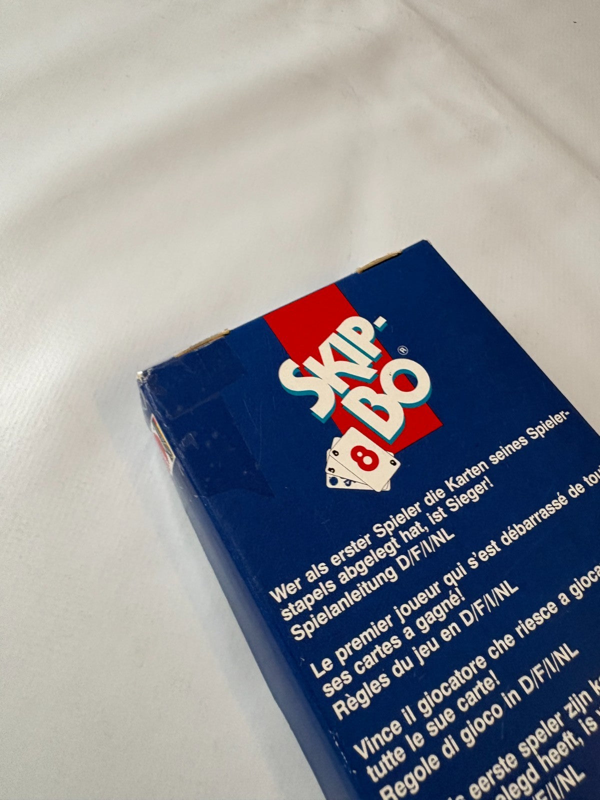 Skip Bo Kartenspiel Mattel blau rote Ausgabe 1992 - vollständig - Ansicht 12