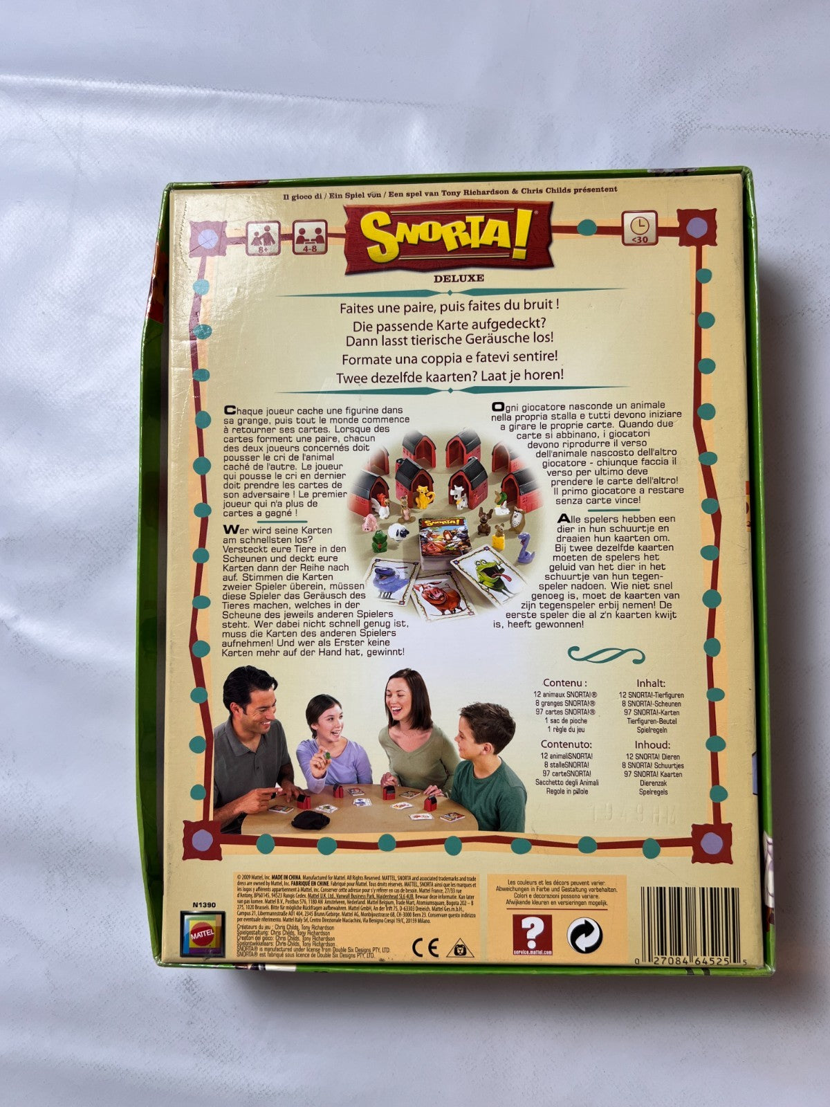 Snorta! Deluxe - Brettspiel Gesellschaftsspiel - Mattel 2009 - vollständig - Ansicht 11