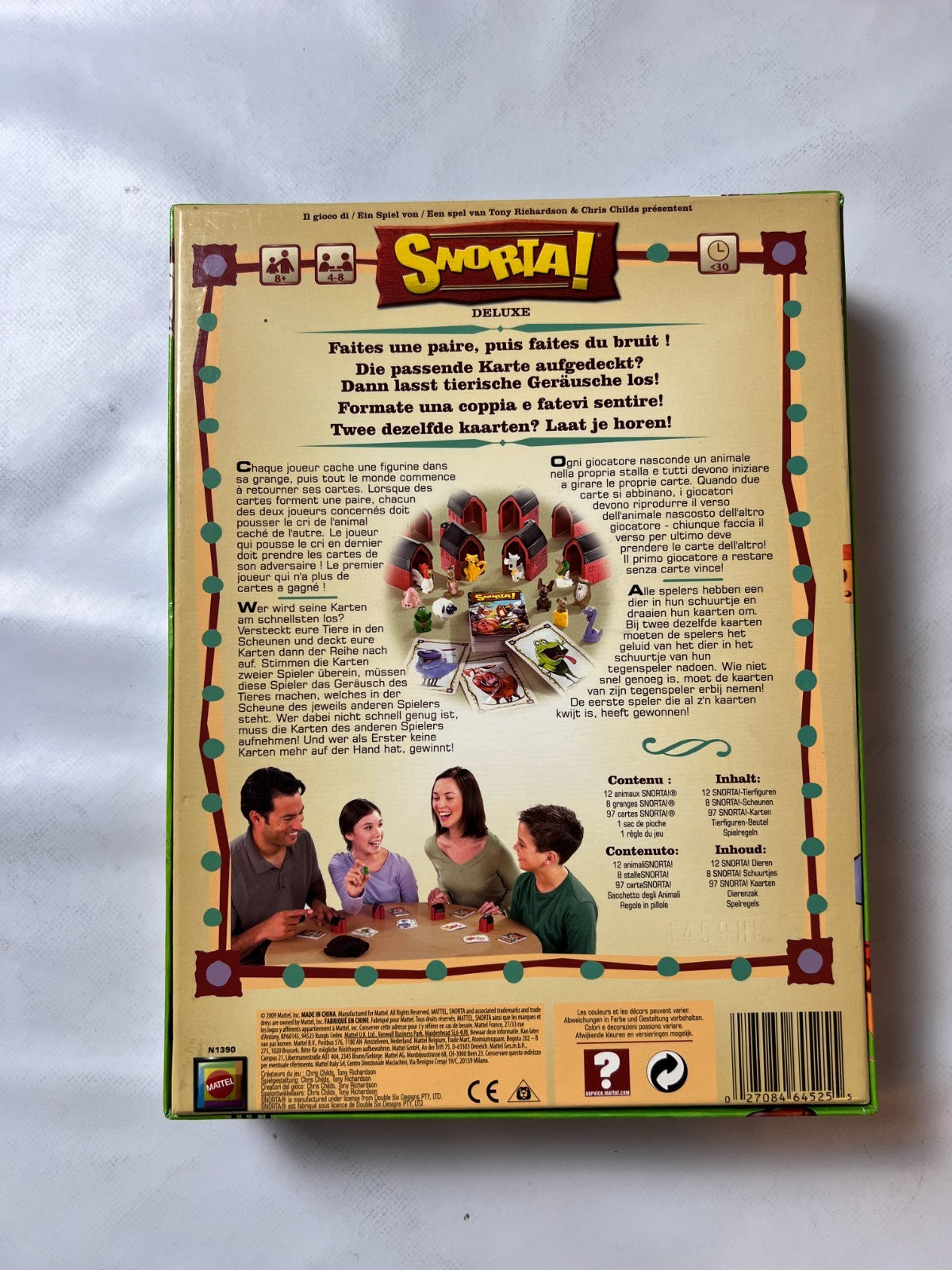 Snorta! Deluxe - Brettspiel Gesellschaftsspiel - Mattel 2009 - vollständig - Ansicht 9