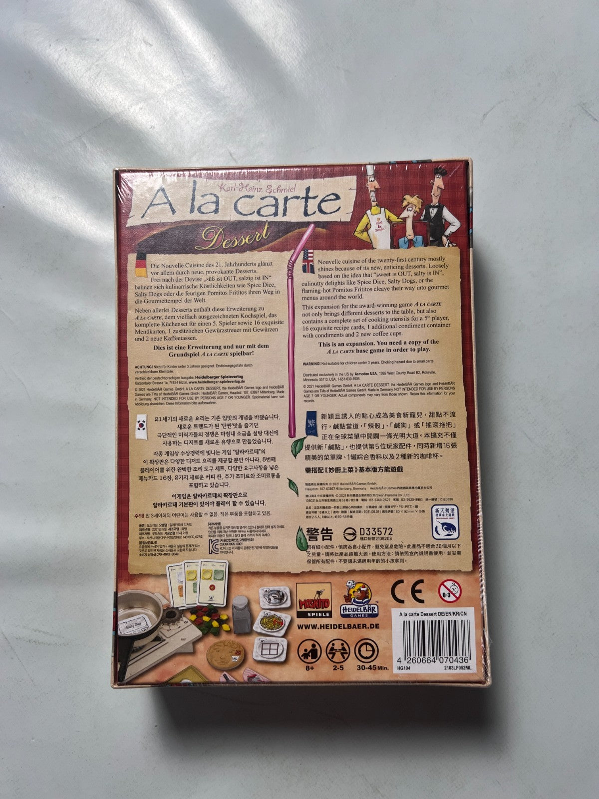 Spiel A la carte Dessert Erweiterung Heidelberger Spieleverlag NEU in Folie - Ansicht 7