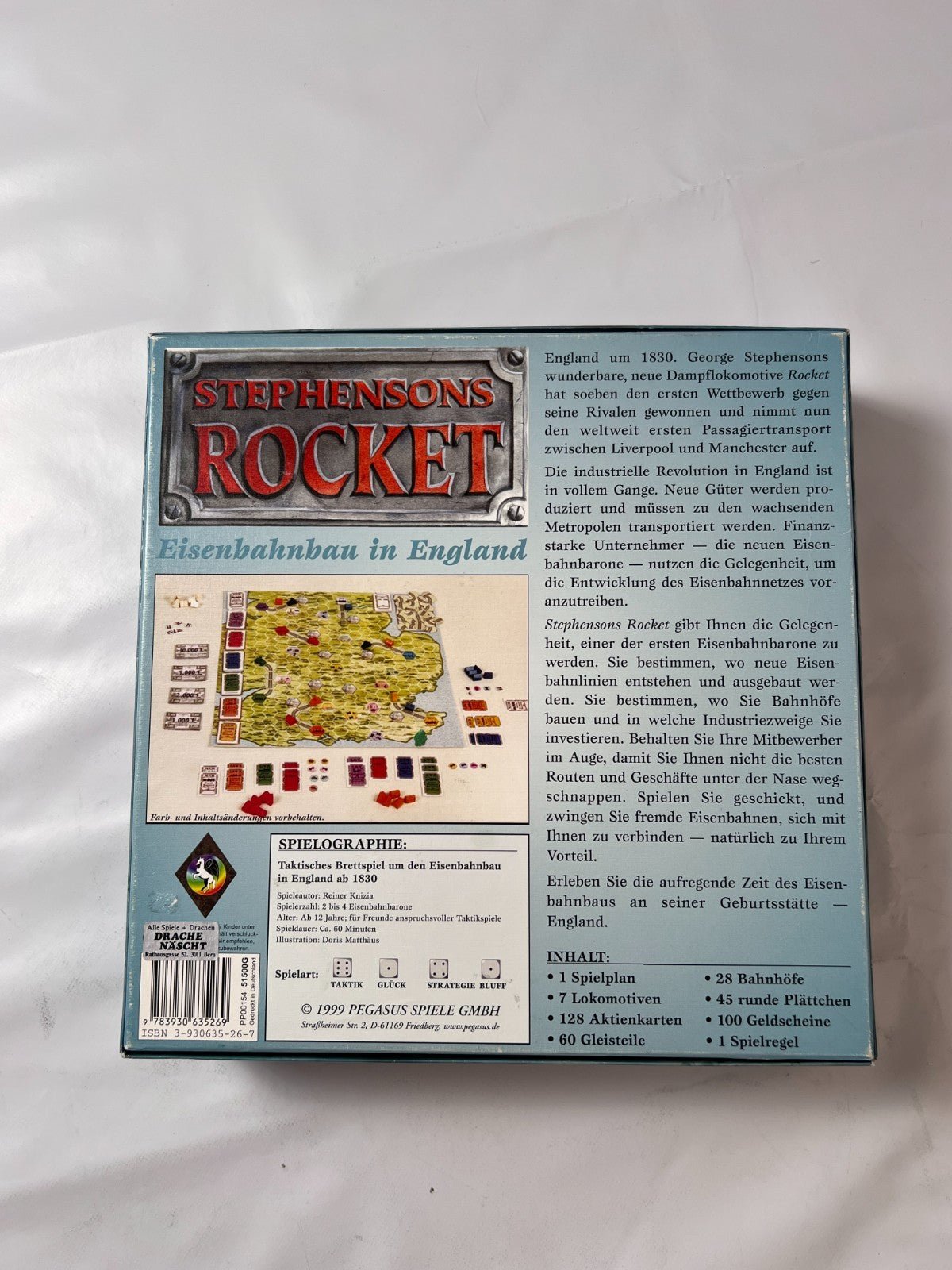 Stephensons Rocket Brettspiel Pegasus Spiele 1999 - Vollständig - Ansicht 9