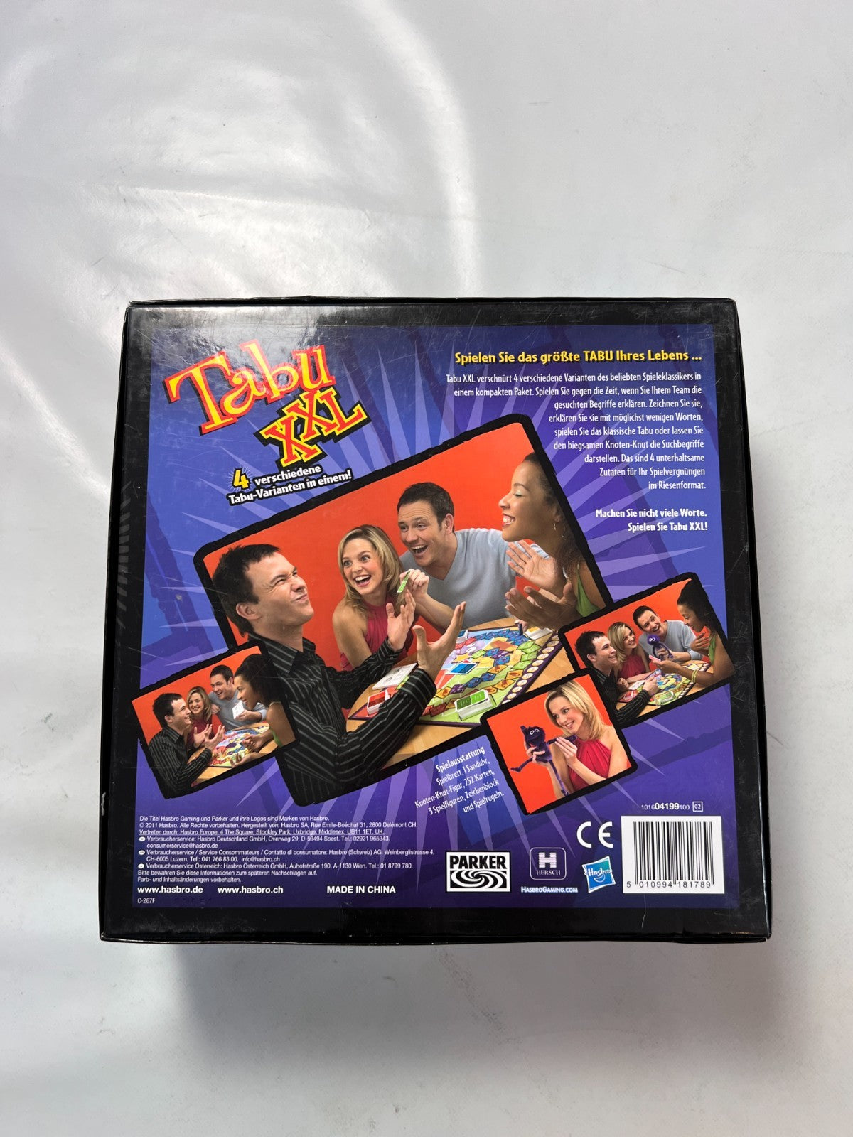 TABU XXL Parker 4 verschiedene TabuVarianten Vollständig - Ansicht 11