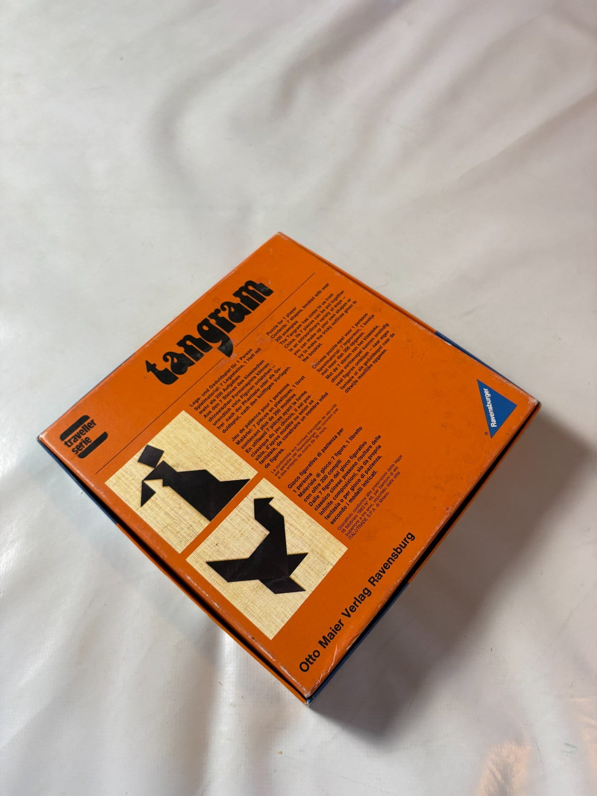 Tangram von Ravensburger 1976 Vintage Brettspiel Puzzle Vollständig - Ansicht 11
