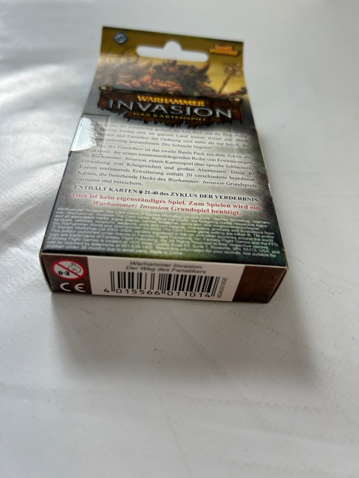 Warhammer Invasion die Wege des Fanatikers Battle Pack Deutsch Unbespielt - Ansicht 7