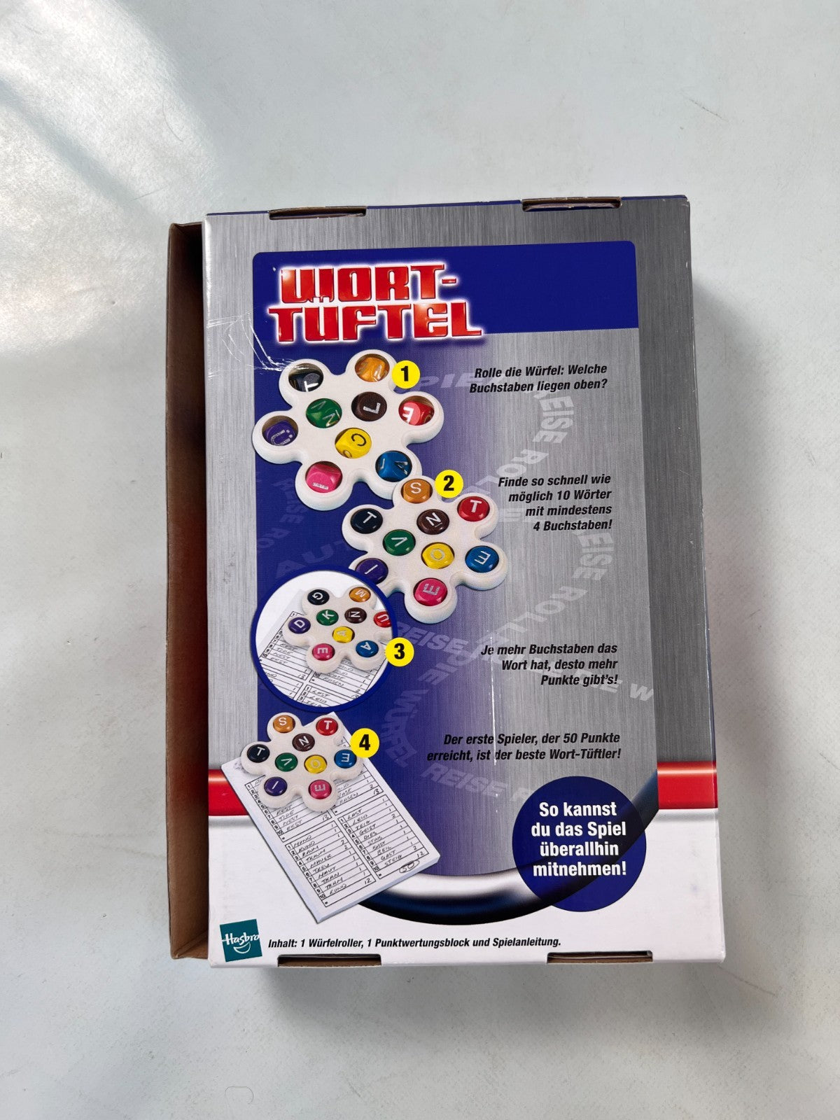 Wort Tüftel Parker Hasbro MB 2005 Reise Vollständig - Ansicht 8