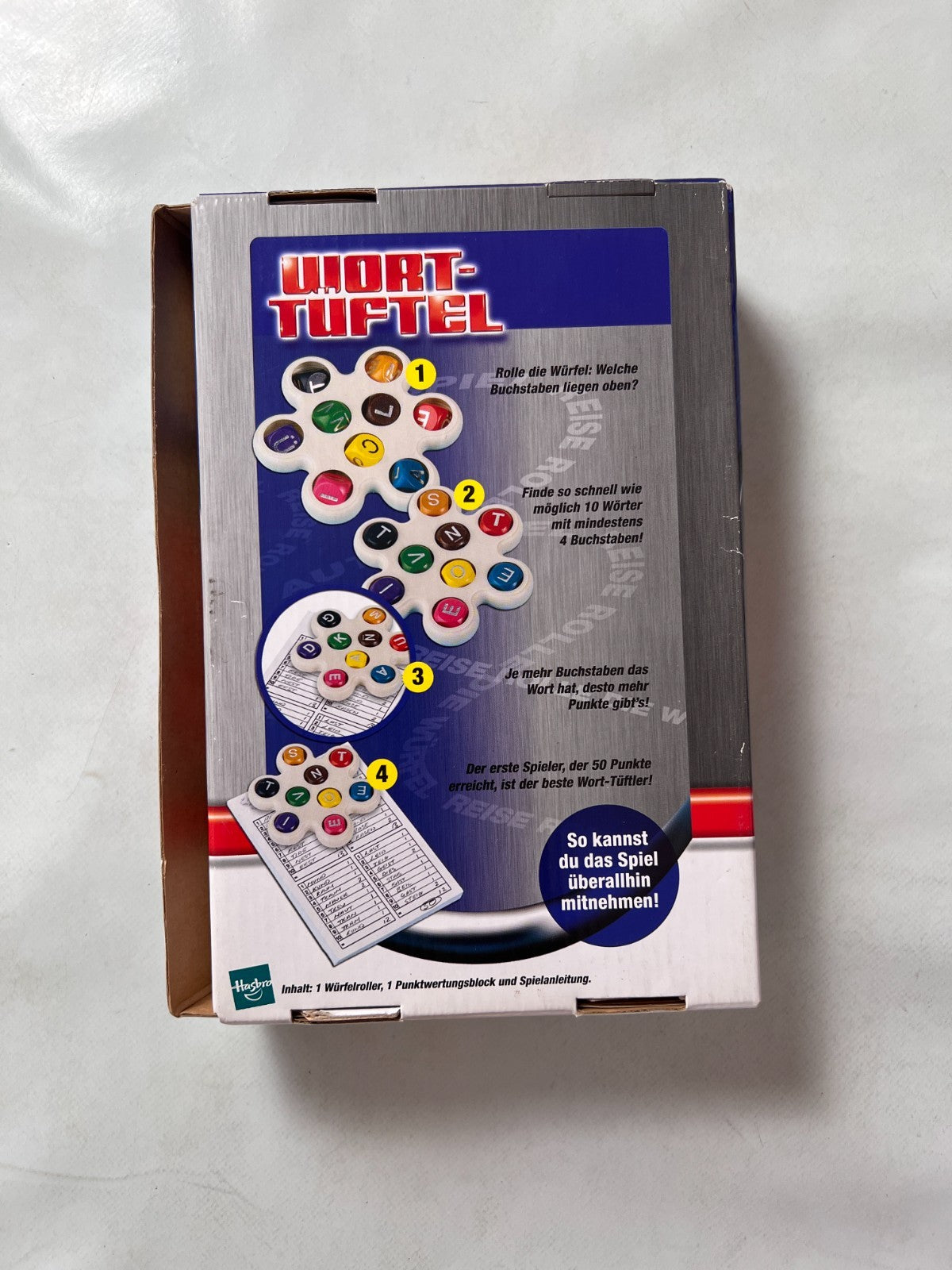Wort Tüftel Parker Hasbro MB 2005 Reise Vollständig - Ansicht 8