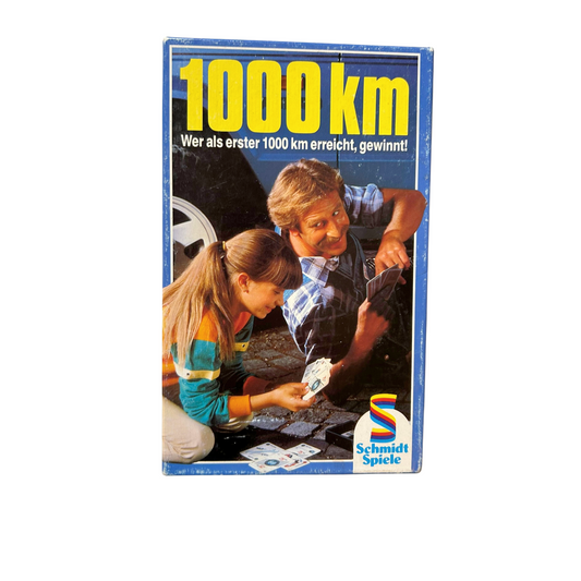 1000 km Kilometer Kartenspiel Spiel Retro Schmidt Spiele - Vollständig - Ansicht 1
