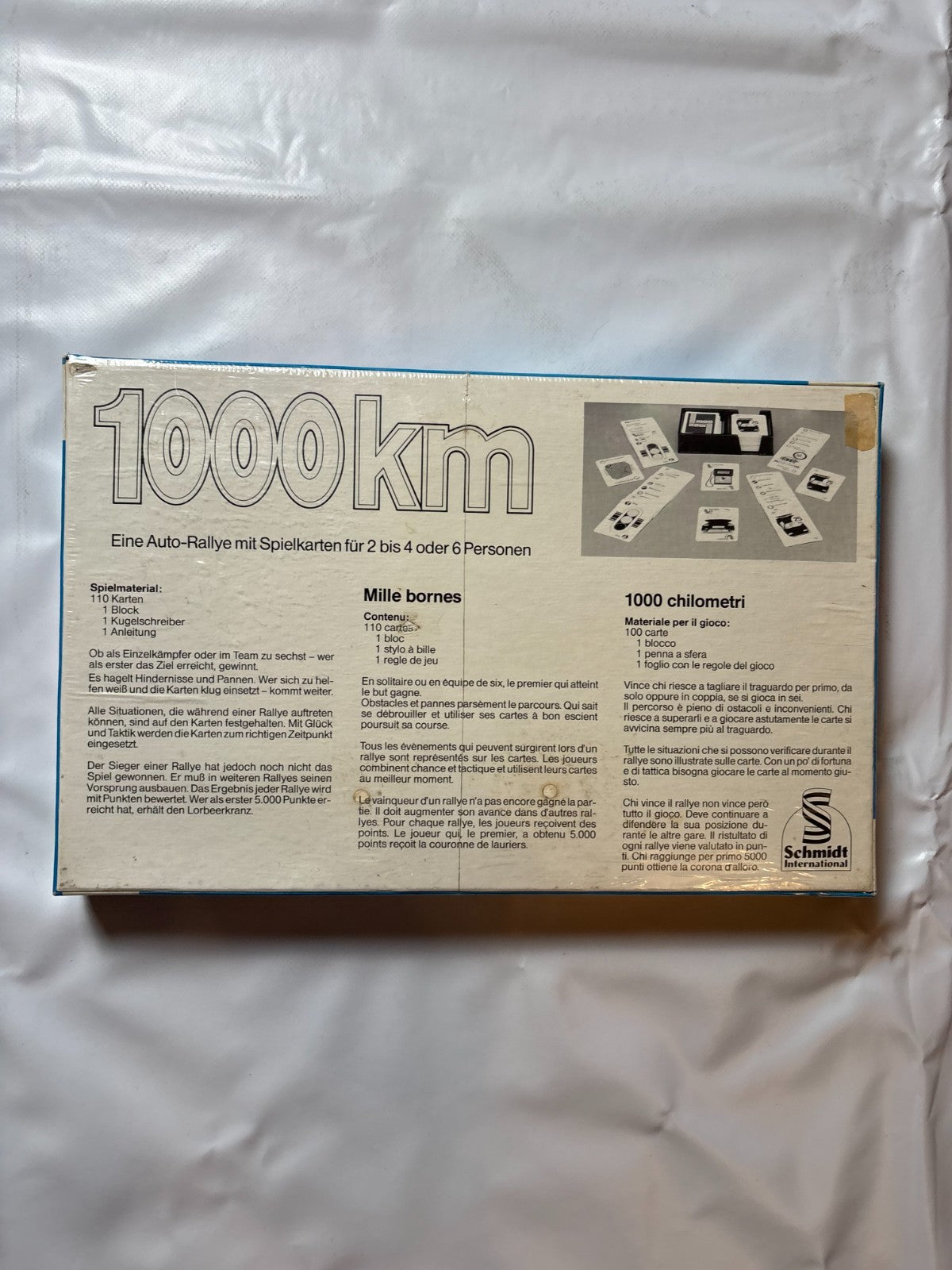 1000 KM Spiel - Kilometer Schmidt Spiele - große Ausgabe - Neu in Folie - Ansicht 6
