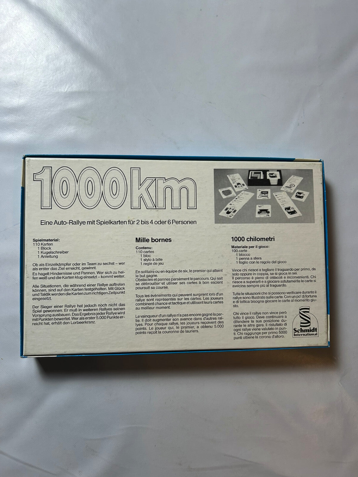 1000 KM Spiel - Kilometer Schmidt Spiele - große Ausgabe - Vollständig - Ansicht 11