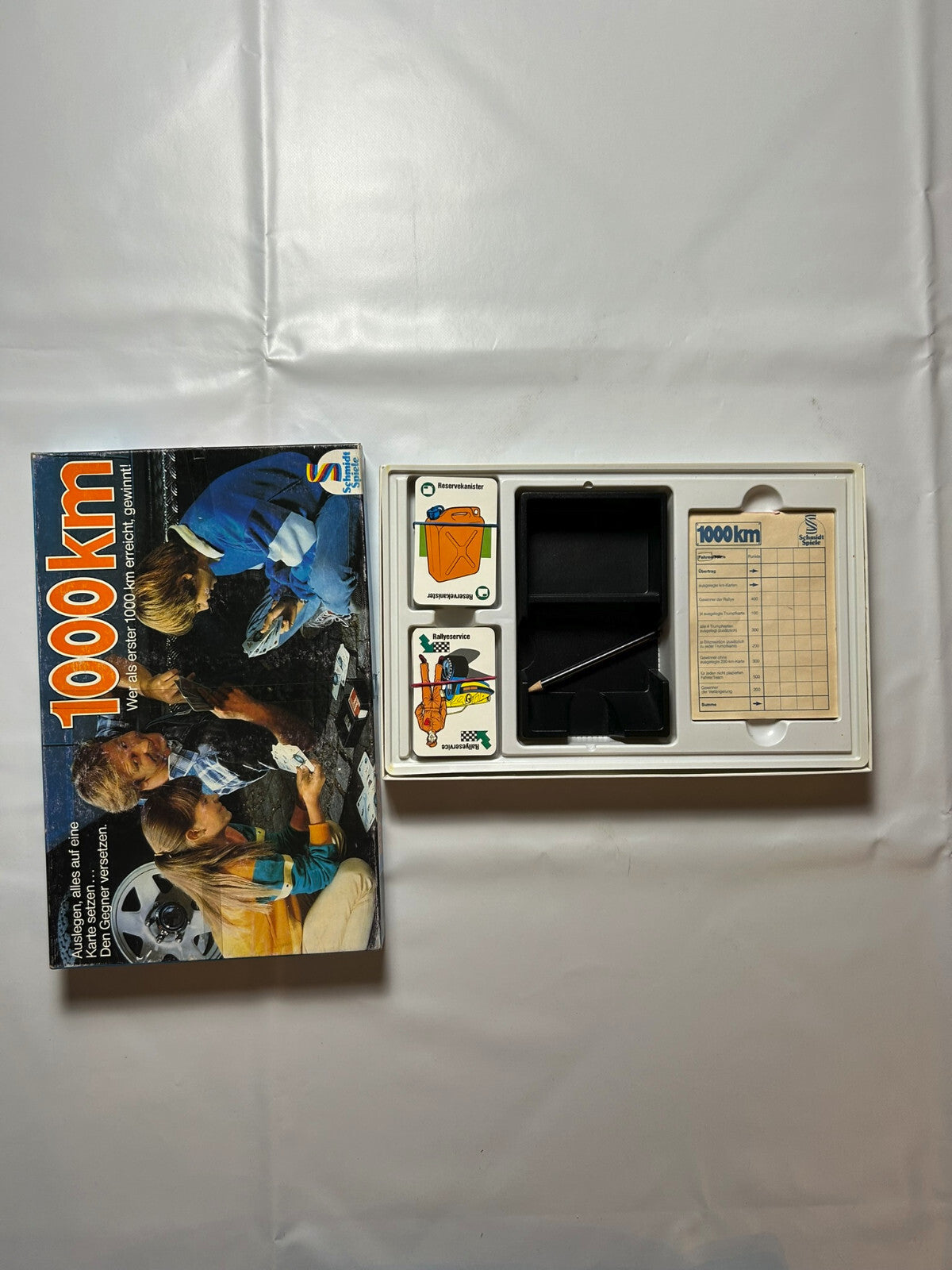 1000 KM Spiel - Kilometer Schmidt Spiele - große Ausgabe - Vollständig - Ansicht 7