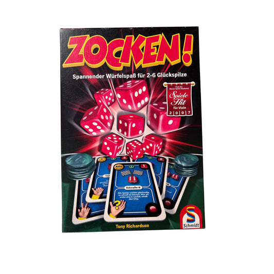 Zocken! - Schmidt Spiele  2007 - vollständig – Brettspielimperium