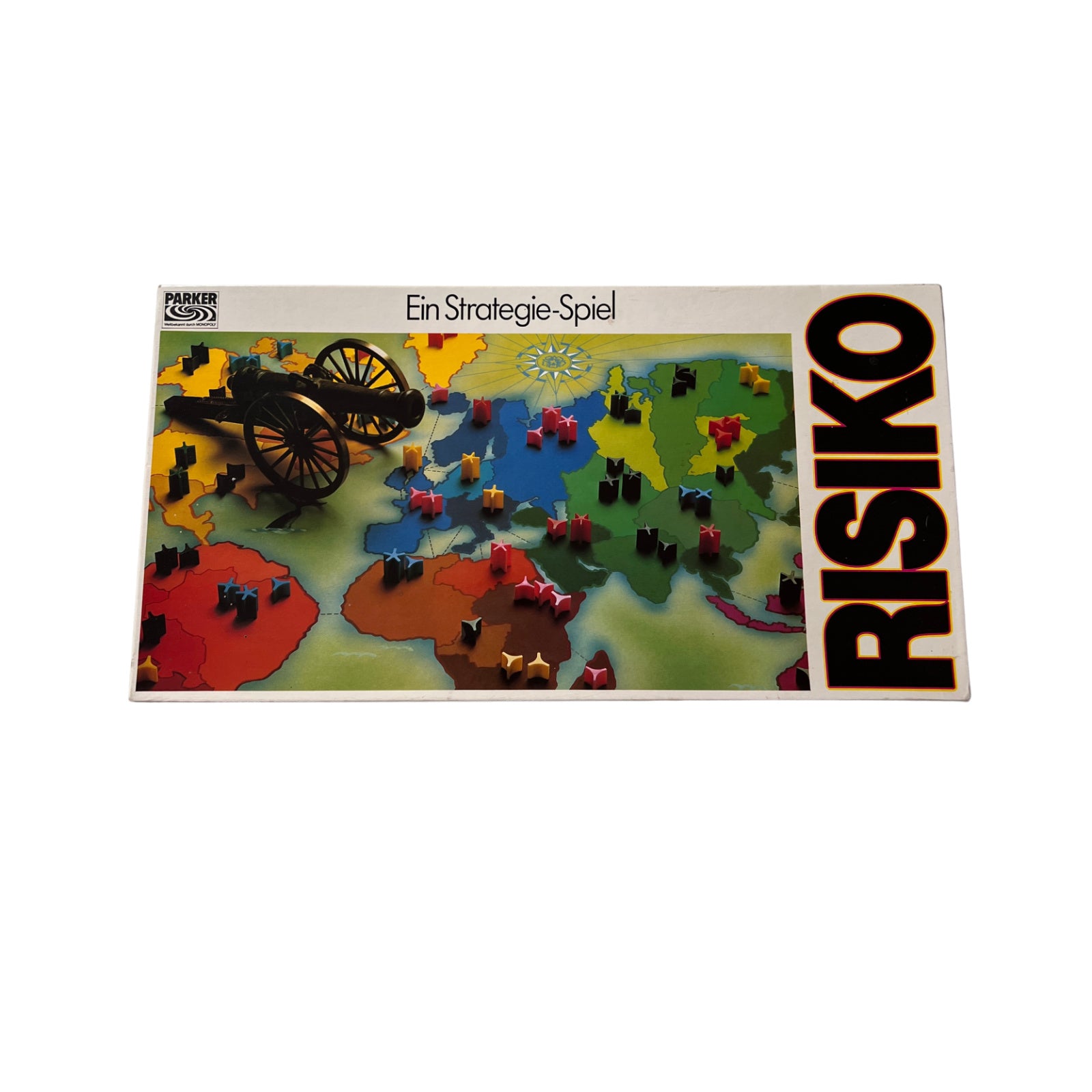 Risiko - Strategiespiel weiß Parker 1982 - Vollständig – Brettspielimperium