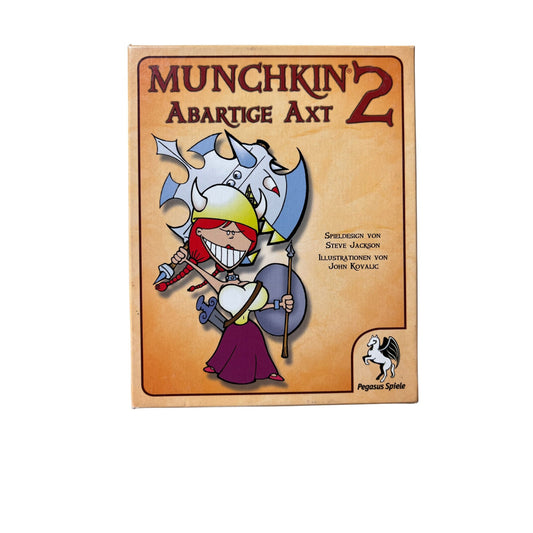 Munchkin: Abartige Axt 2 Pegasus Spiele Erweiterung Kartenspiel - Vollständig – Brettspielimperium
