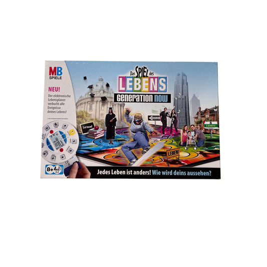 Brettspiel - Das SPIEL des LEBENS Generation NOW - MB – Vollständig – Brettspielimperium