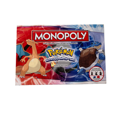 MONOPOLY - POKEMON - KANTO Edition deutsch Zinn Figuren - Vollständig – Brettspielimperium