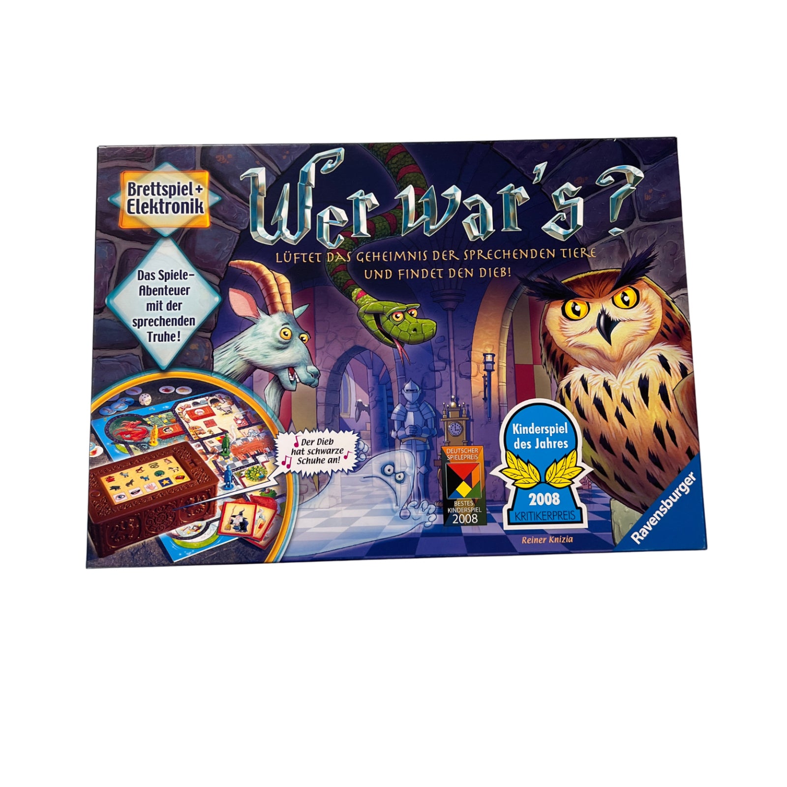 Wer war's? Ravensburger 2007 Brettspiel Gesellschaftsspiel Getestet- Vollständig – Brettspielimperium