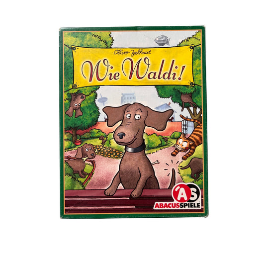 Wie Waldi!  Gesellschaftsspiel  Vollständig – Brettspielimperium
