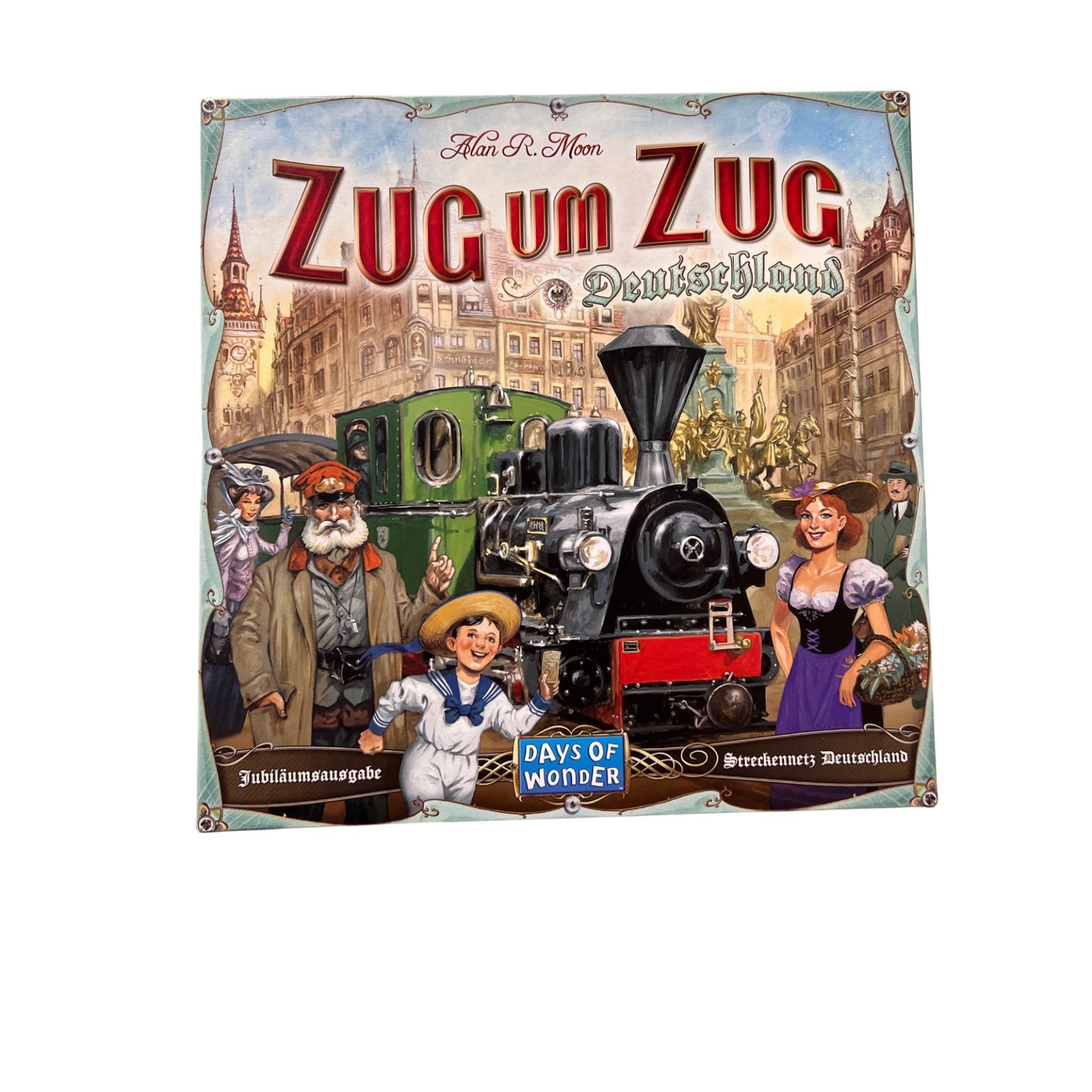 Zug um Zug Deutschland Spiel  Jubiläumsausgabe Days of wonder  Vollständig – Brettspielimperium